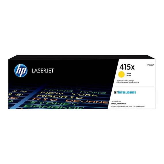 HP 415X High Yield yellow original LaserJet toner W2032X