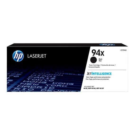 HP 94X Black original LaserJet toner cartridge CF294X