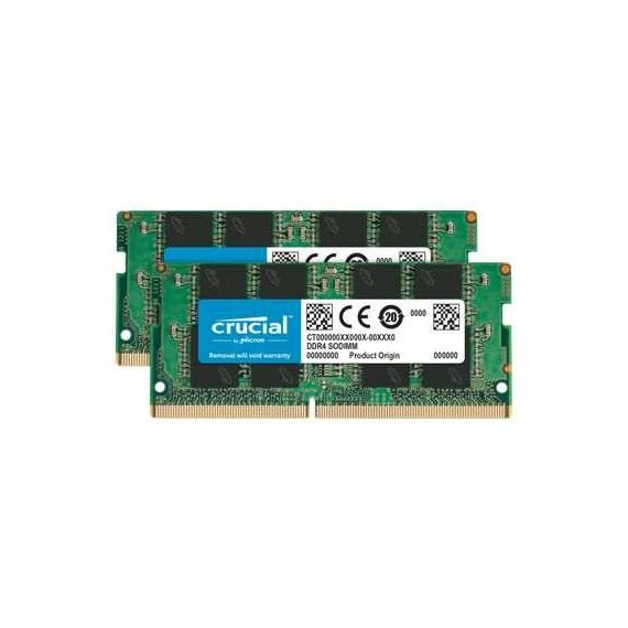Crucial DDR4 64 GB: 2 x 32 GB SO-DIMM CT2K32G4SFD832A