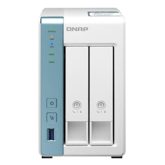 QNAP TS-231P3 NAS server 2 bays SATA 6Gbs TS-231P3-2G