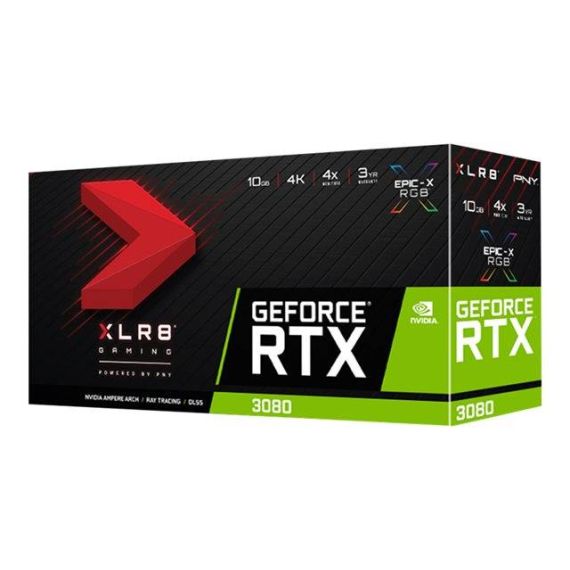 PNY XLR8 GeForce RTX 3080 Gaming EPIC-X VCG308010TFXMPB