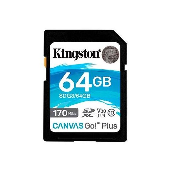 Kingston Canvas Go! Plus Flash memory card 64 GB SDG364GB