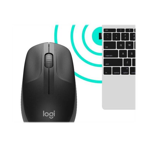 Logitech M190 Mouse optical 3 buttons wireless 910-005905