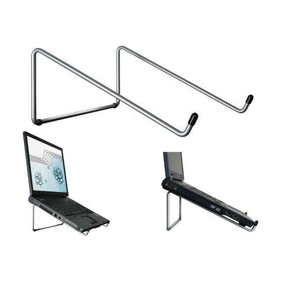 R-Go Steel Basic Notebook stand silver RGOSC010