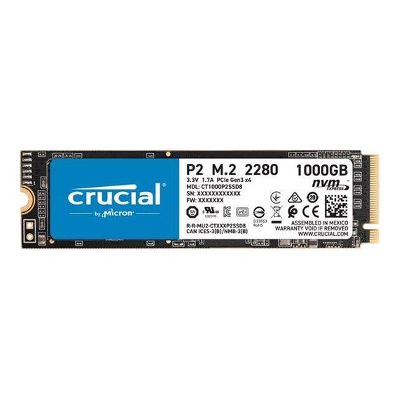 Crucial P2 Solid state drive 1 TB internal CT1000P2SSD8