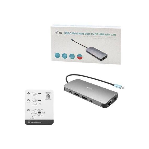 i-Tec USB-C Metal Nano 3x Display C31NANODOCKPROPD