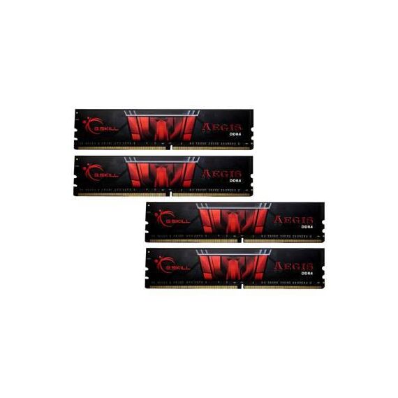 G.Skill AEGIS DDR4 kit 64GB: 4x16GB F4-3200C16Q-64GIS