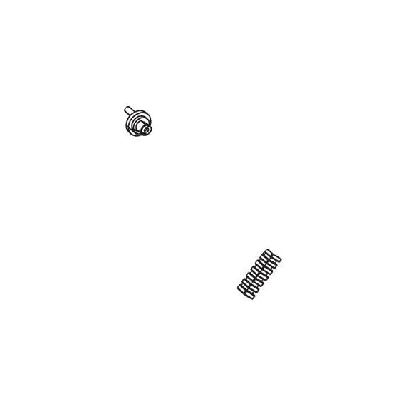 Intermec Knob crank shaft assembly 1-040163-00