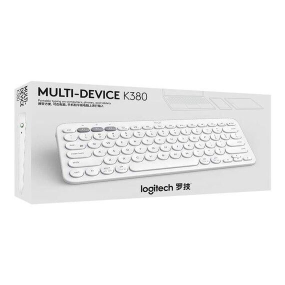 Logitech K380 Multi-Device Bluetooth Keyboard white 920-009868