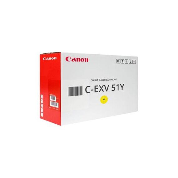 Canon C-EXV 51 Yellow original toner cartridge 0484C002