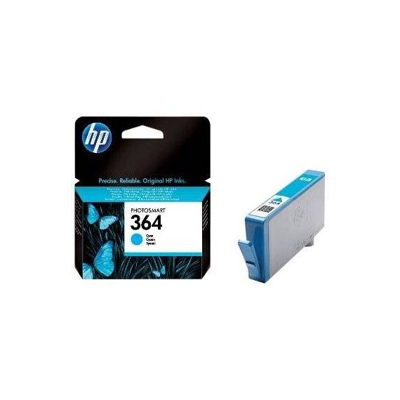 HP 364 Cyan original ink cartridge  CB318EEBA1