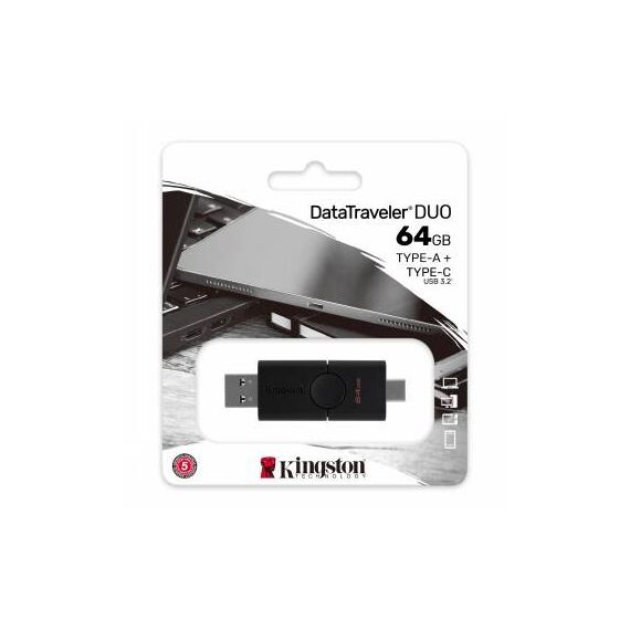Kingston DataTraveler Duo USB flash drive 64 GB DTDE64GB