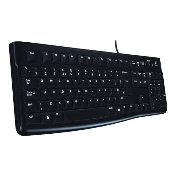 Logitech K120 Keyboard USB Italian black OEM 920-002517
