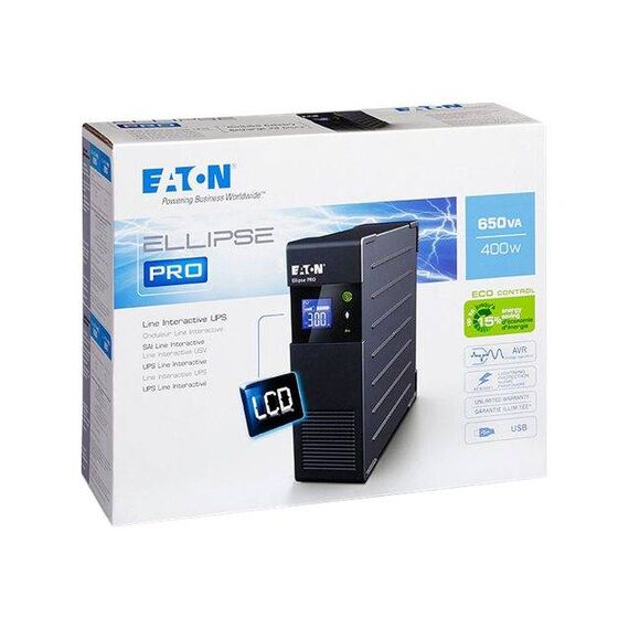 Eaton Ellipse PRO 650 UPS 400 Watt 2U   ELP650IEC