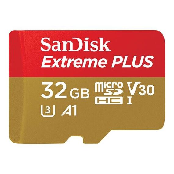 SanDisk Extreme PLUS Flash  card 32GB  SDSQXBG-032G-GN6MA