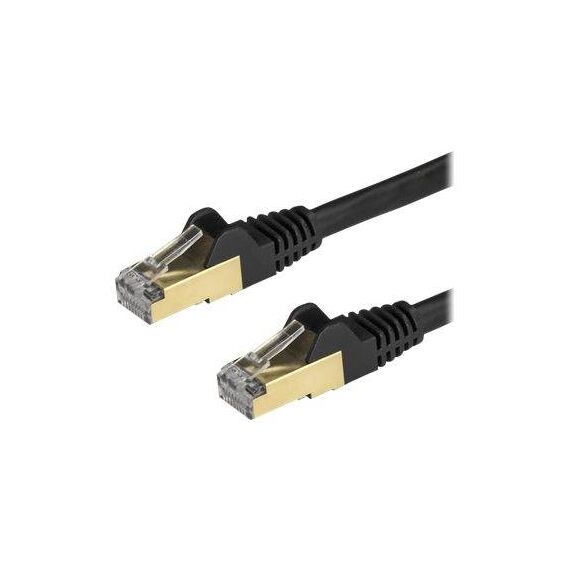 StarTech.com 1.5 m CAT6a 10Gb Black  6ASPAT150CMBK