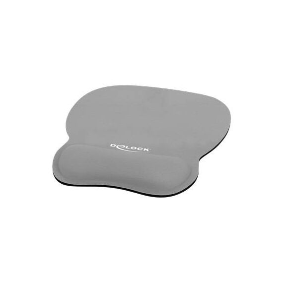 DeLOCK Ergonomic Mouse pad with wrist pillow grey 12698