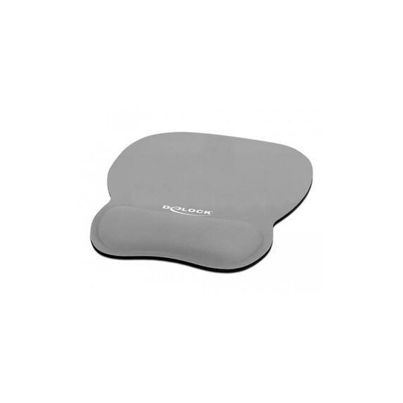 DeLOCK Ergonomic Mouse pad with wrist pillow grey 12698