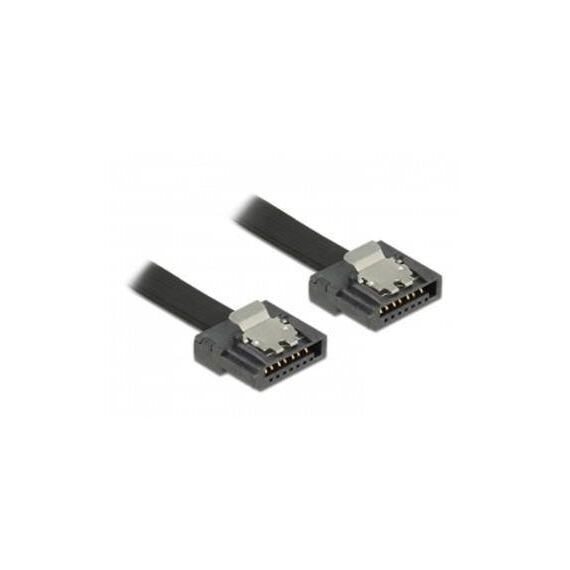 DeLOCK FLEXI SATA cable 50cm latched black 83841