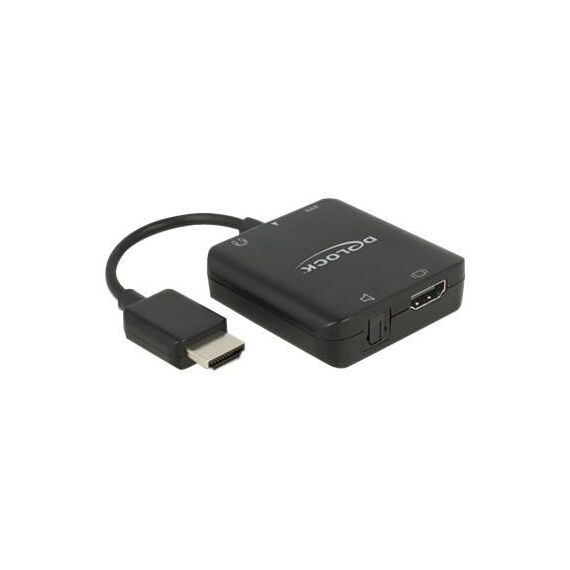 DeLOCK HDMI Audio Extractor 4K 60 Hz black 63276