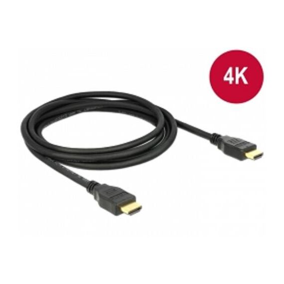 DeLOCK HDMI cable 4K 1m black 84713