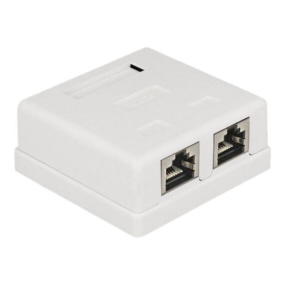 DeLOCK Modular Wall Surface mount RJ-45 white 86269