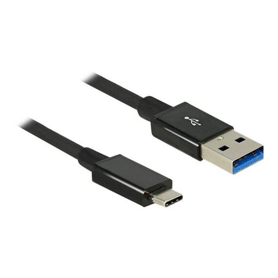 DeLOCK Premium USB Type A (M) to USB-C 1m black  83983