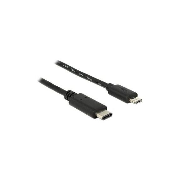 DeLOCK USB-C (M) to Micro-USB Type B (M) 1m black 83602
