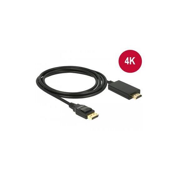 DeLOCK Video cable DP-HDMI 2m black  85317