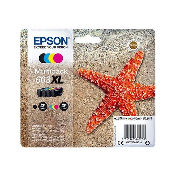 Epson 603XL Multipack 4-pack XL  C13T03A64010