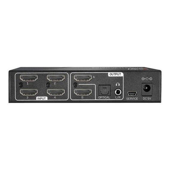 Lindy 4x2 HDMI 2.0 18G Matrix Switch 38084