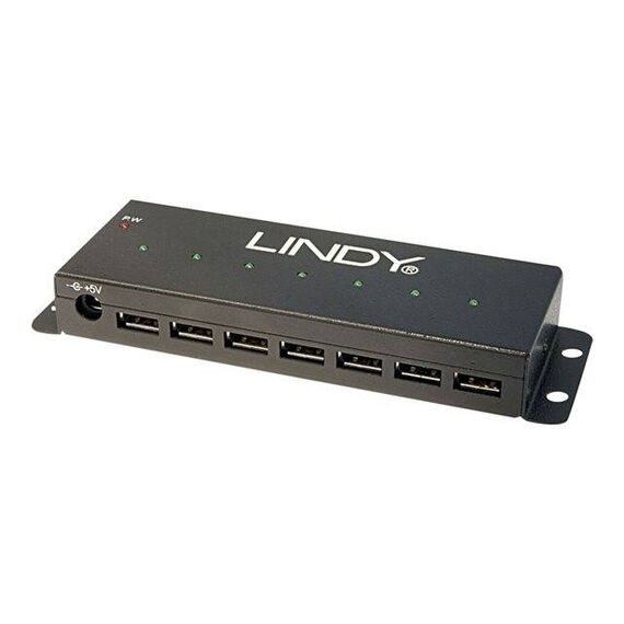 Lindy Industrial 7 x USB 2.0 hub  42794