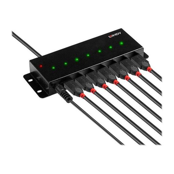 Lindy Industrial 7 x USB 2.0 hub  42794