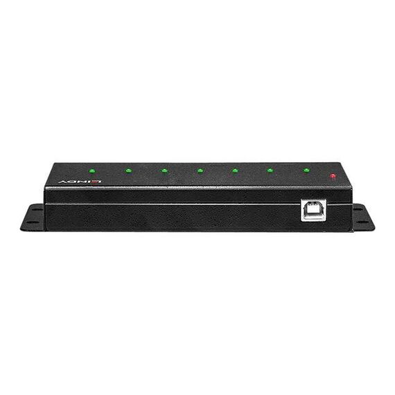 Lindy Industrial 7 x USB 2.0 hub  42794