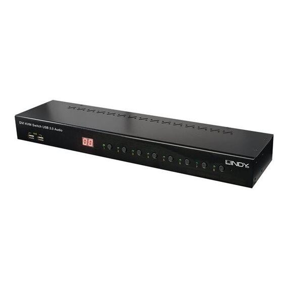 Lindy KVM Switch Pro USB 2.0 Audio DVI-I KVM audio 39317