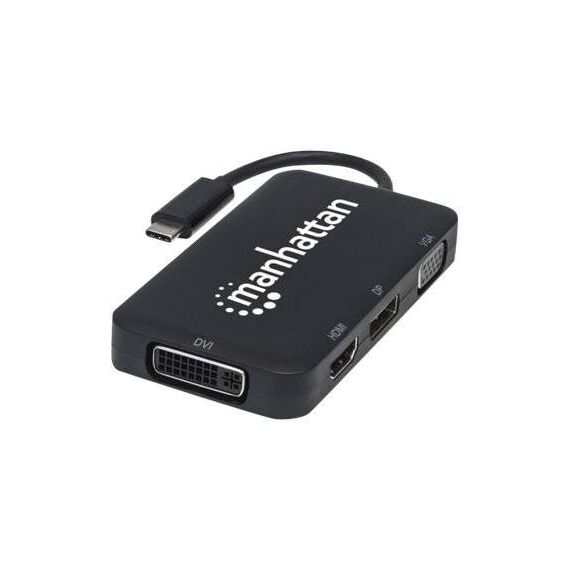 Manhattan USB-C 4-Port HubDockConverter, USB-C to 152600