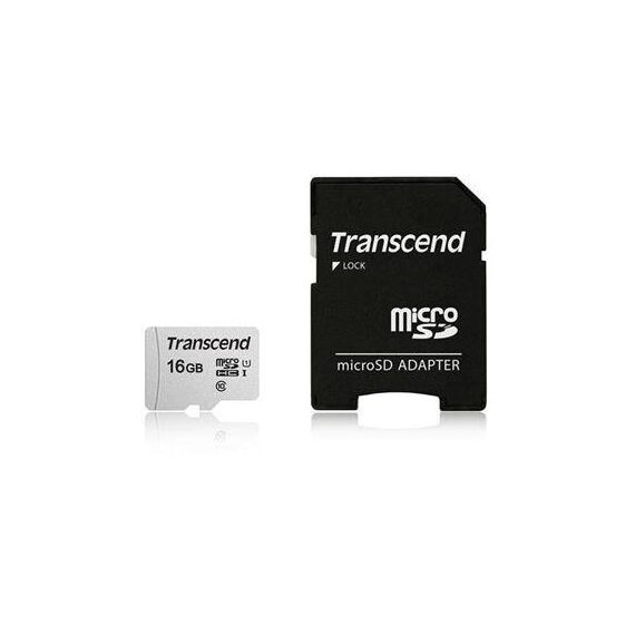 Transcend 300S Flash memory card 16GB CL10 TS16GUSD300S-A
