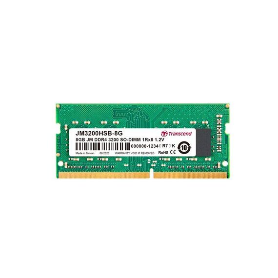 Transcend JetRAM DDR4 8GB SO-DIMM 3200MHz JM3200HSB-8G