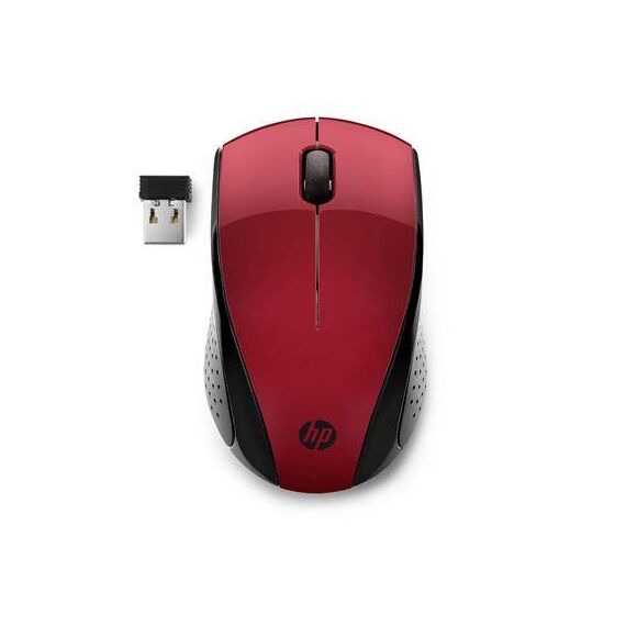HP 220 Mouse 3 buttons wireless 2.4 GHz USB 7KX10AAABB