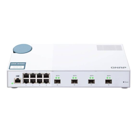 QNAP QSW-M408S Switch Managed 8 x 101001000 + 4 QSW-M408S