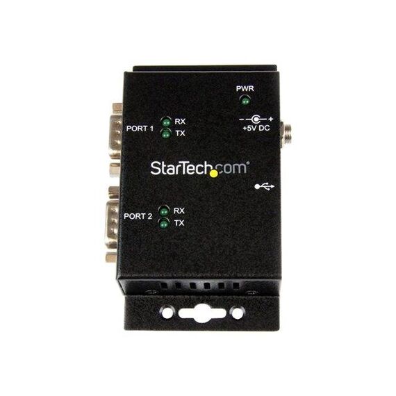 StarTech.com USB to Serial Adapter 2 Port Wall ICUSB2322I