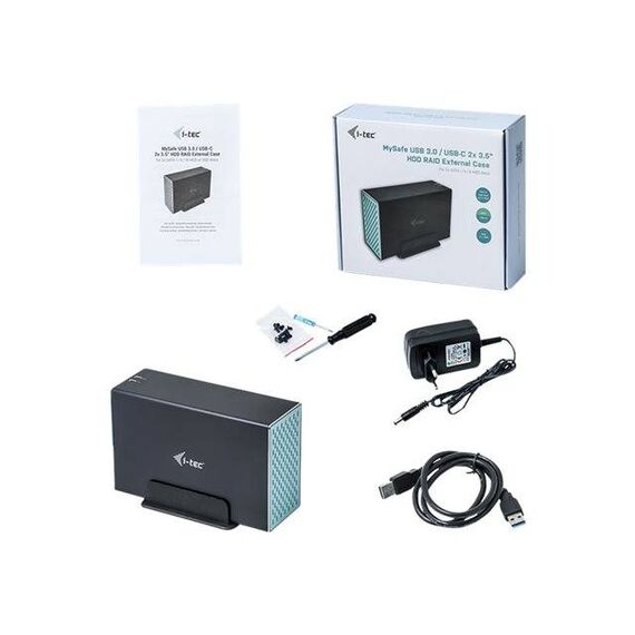 i-Tec MySafe Storage enclosure with power CAMYSAFEDUAL35