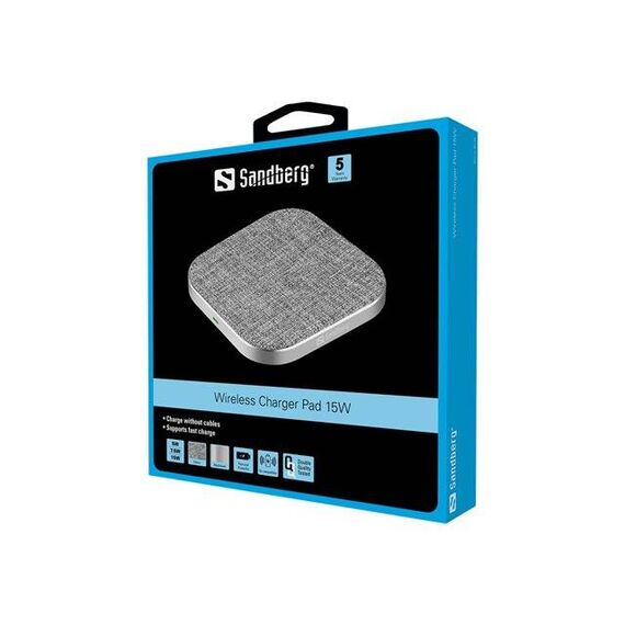 Sandberg Wireless charging mat 15 Watt 441-23