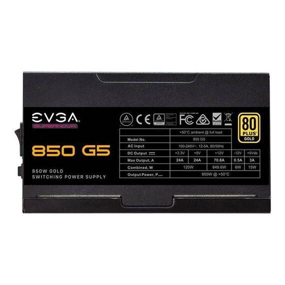 EVGA SuperNOVA 850 G5 Power supply 220-G5-0850-X2