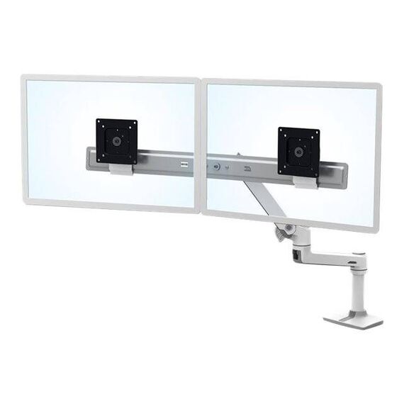Ergotron LX Desk Dual Direct Arm 25" white 45-489-216