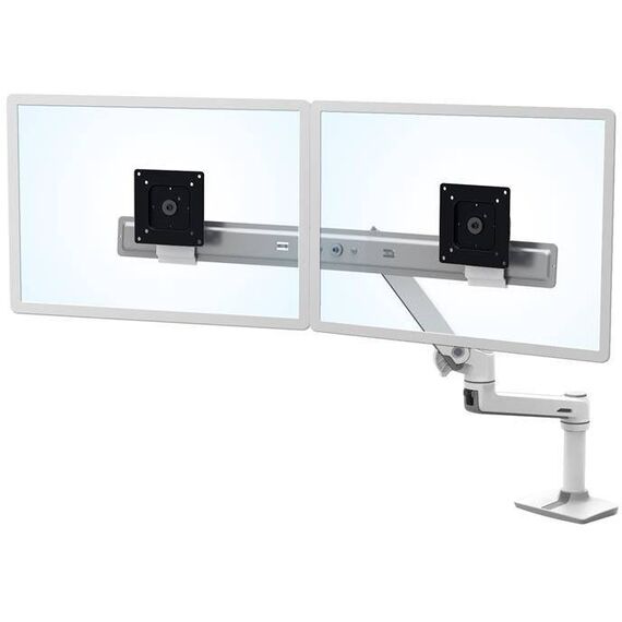 Ergotron LX Desk Dual Direct Arm 25" white 45-489-216