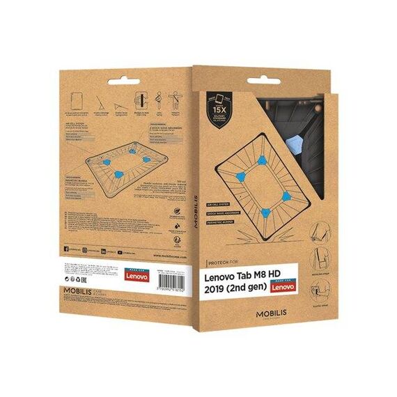 Mobilis PROTECH Back cover black 4.0  053004