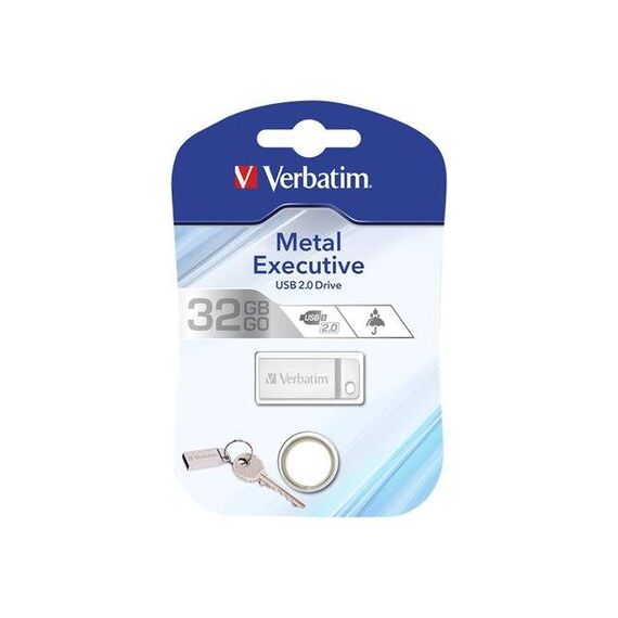 Verbatim 32GB Metal Executive USB flash drive 98749