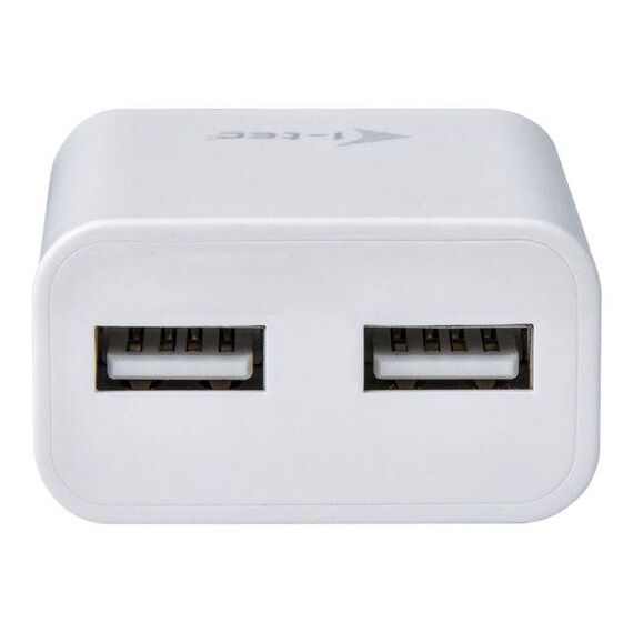 i-Tec Power adapter 2.4A 2 output white CHARGER2A4W