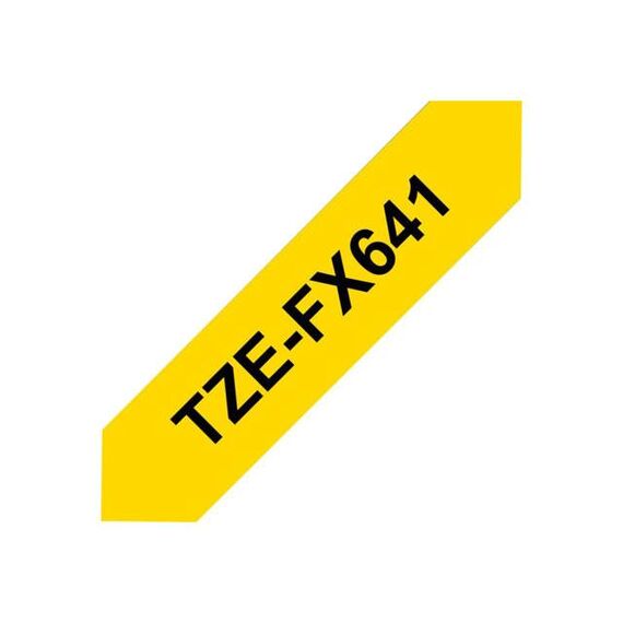 Brother TZe-FX641 Black on yellow Roll TZEFX641